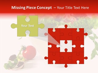 Tomatoes Meal Butterhead PowerPoint Template