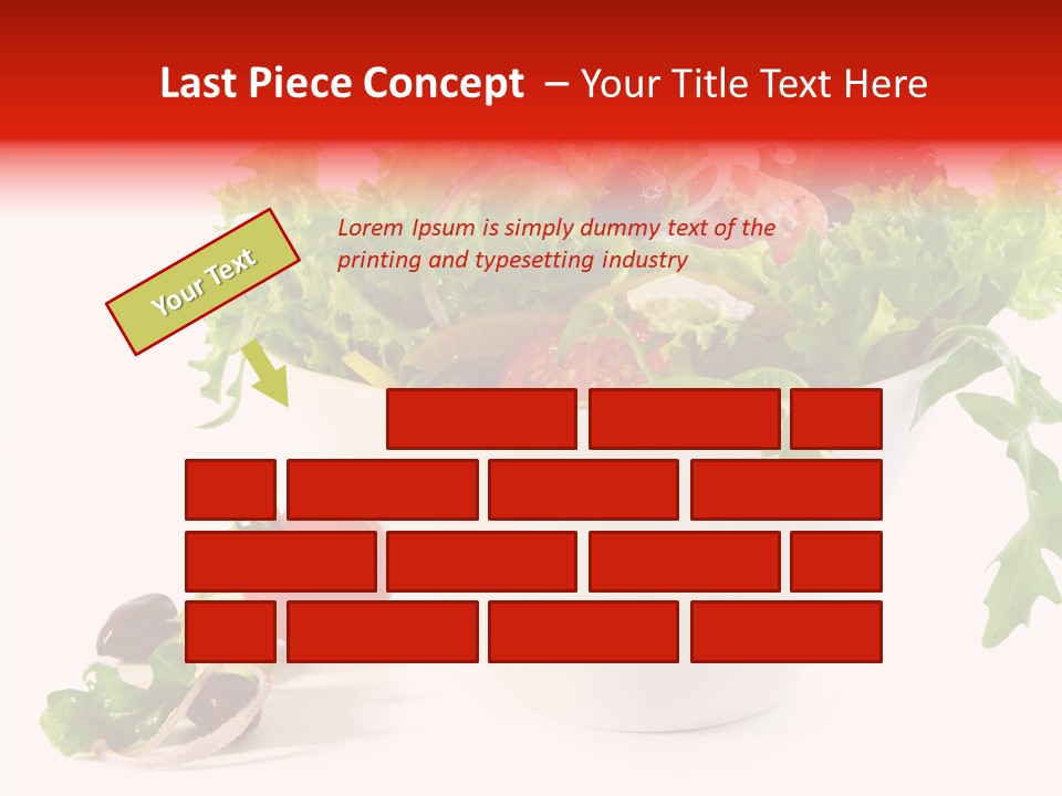 Tomatoes Meal Butterhead PowerPoint Template