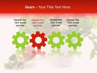 Tomatoes Meal Butterhead PowerPoint Template