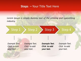 Tomatoes Meal Butterhead PowerPoint Template