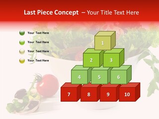 Tomatoes Meal Butterhead PowerPoint Template