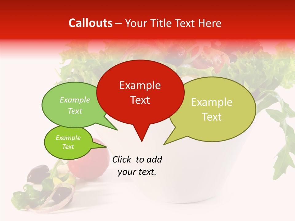 Tomatoes Meal Butterhead PowerPoint Template