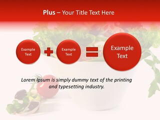 Tomatoes Meal Butterhead PowerPoint Template