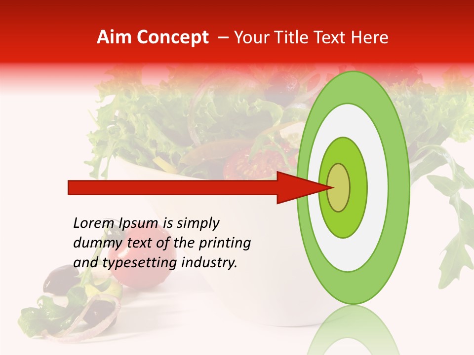 Tomatoes Meal Butterhead PowerPoint Template