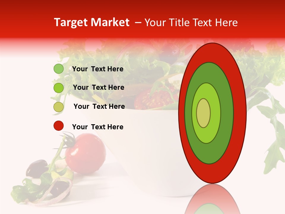 Tomatoes Meal Butterhead PowerPoint Template