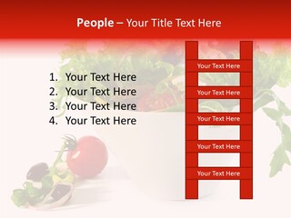 Tomatoes Meal Butterhead PowerPoint Template