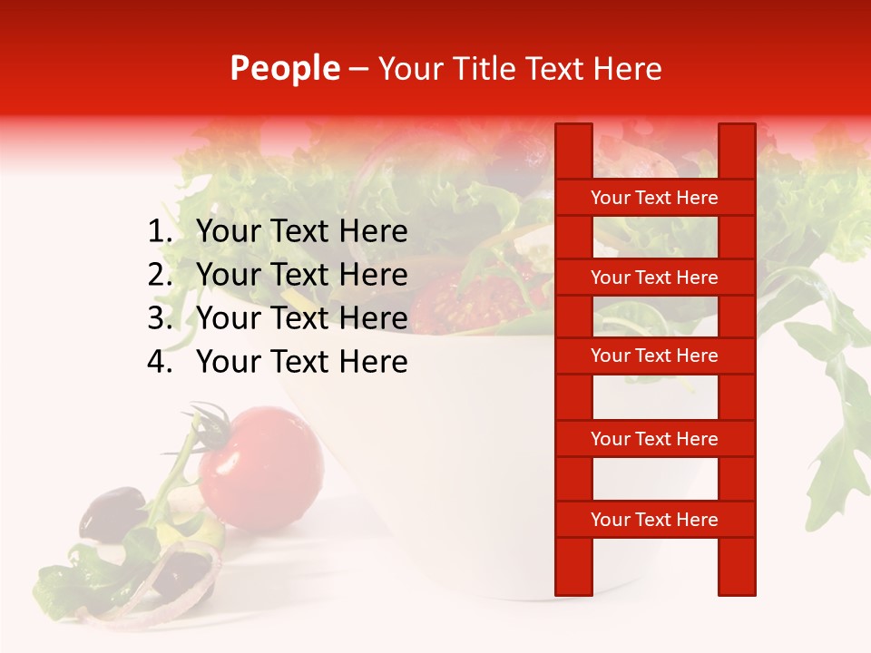 Tomatoes Meal Butterhead PowerPoint Template