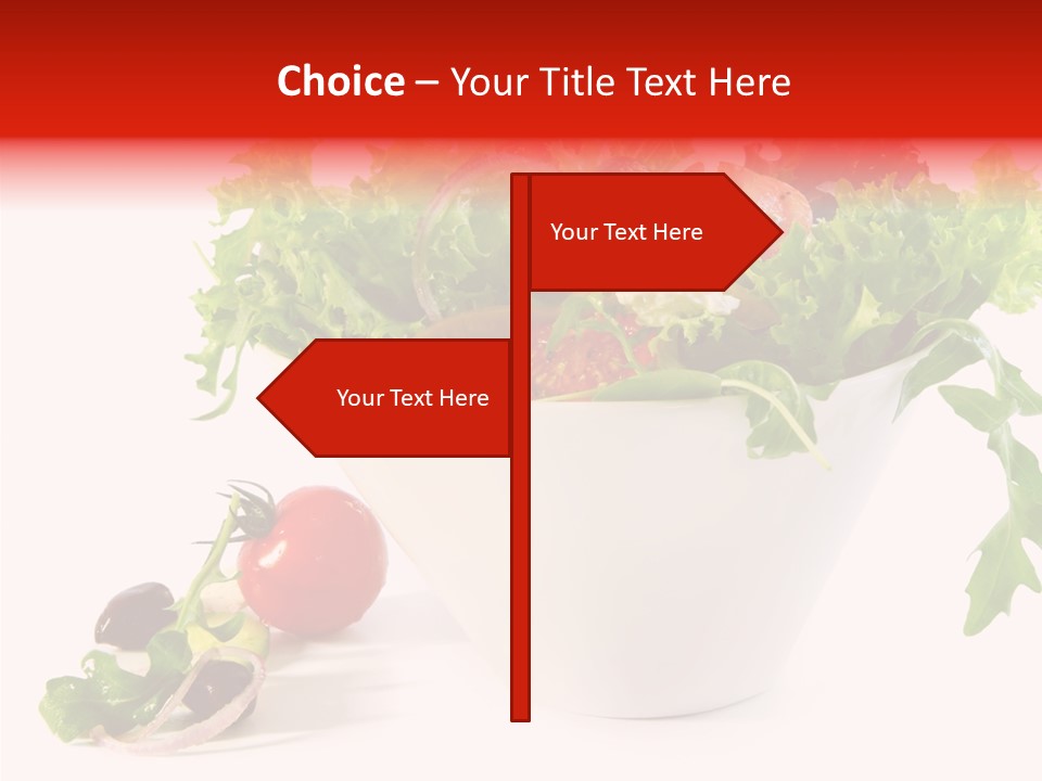 Tomatoes Meal Butterhead PowerPoint Template