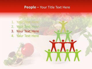 Tomatoes Meal Butterhead PowerPoint Template
