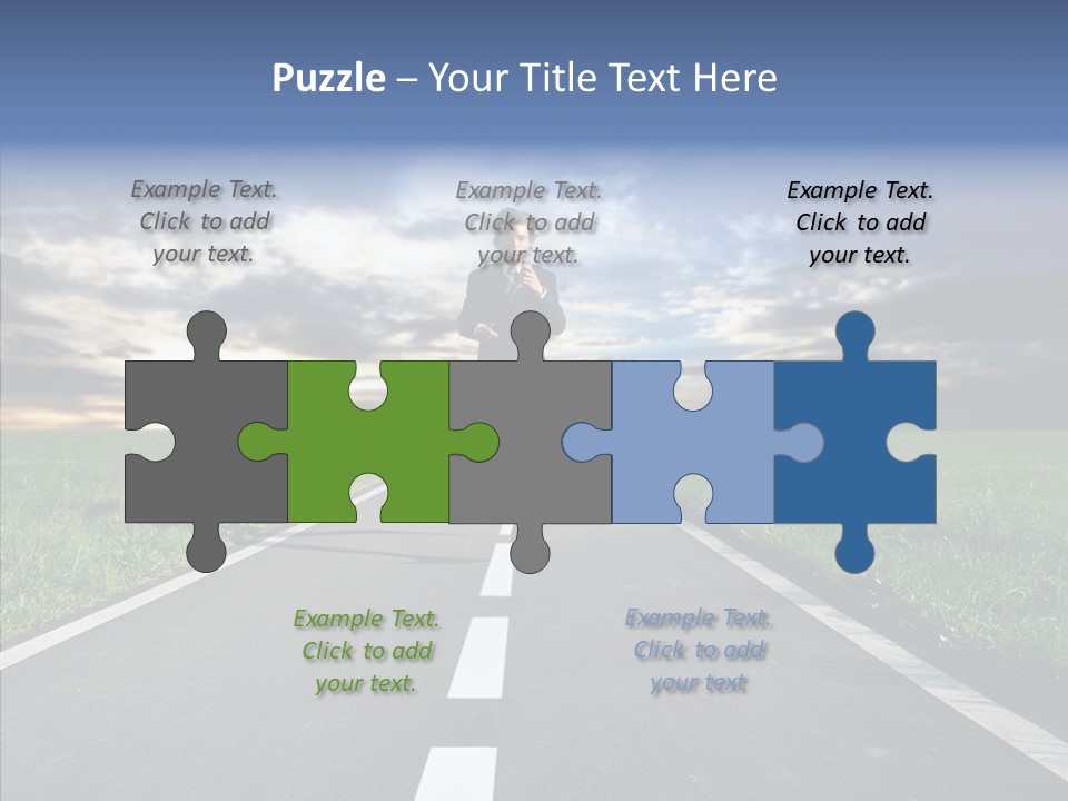 Line Late Phones PowerPoint Template