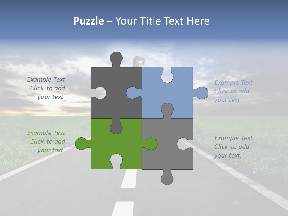 Line Late Phones PowerPoint Template