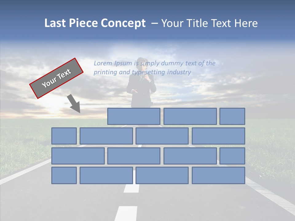 Line Late Phones PowerPoint Template