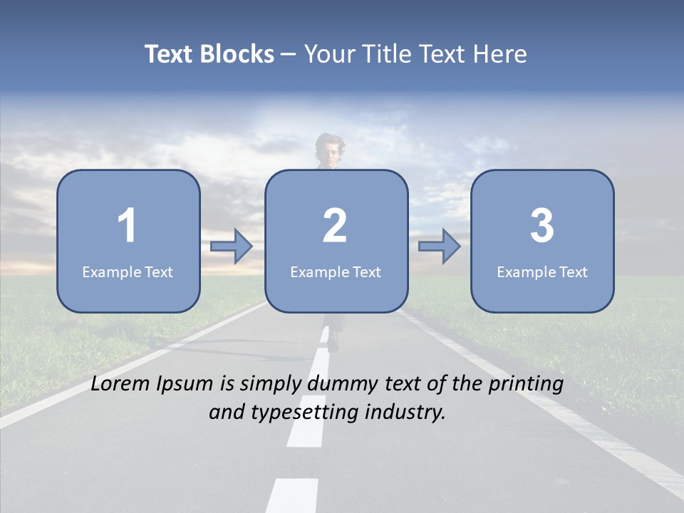 Line Late Phones PowerPoint Template