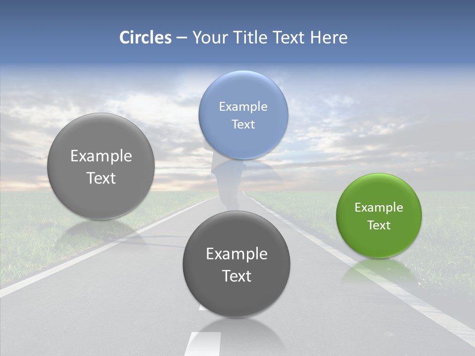 Line Late Phones PowerPoint Template