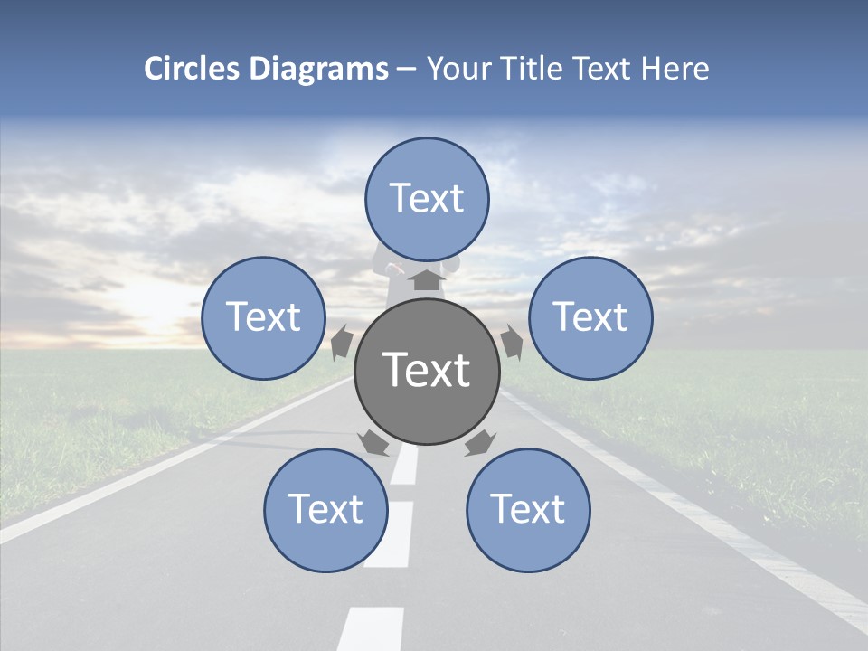 Line Late Phones PowerPoint Template