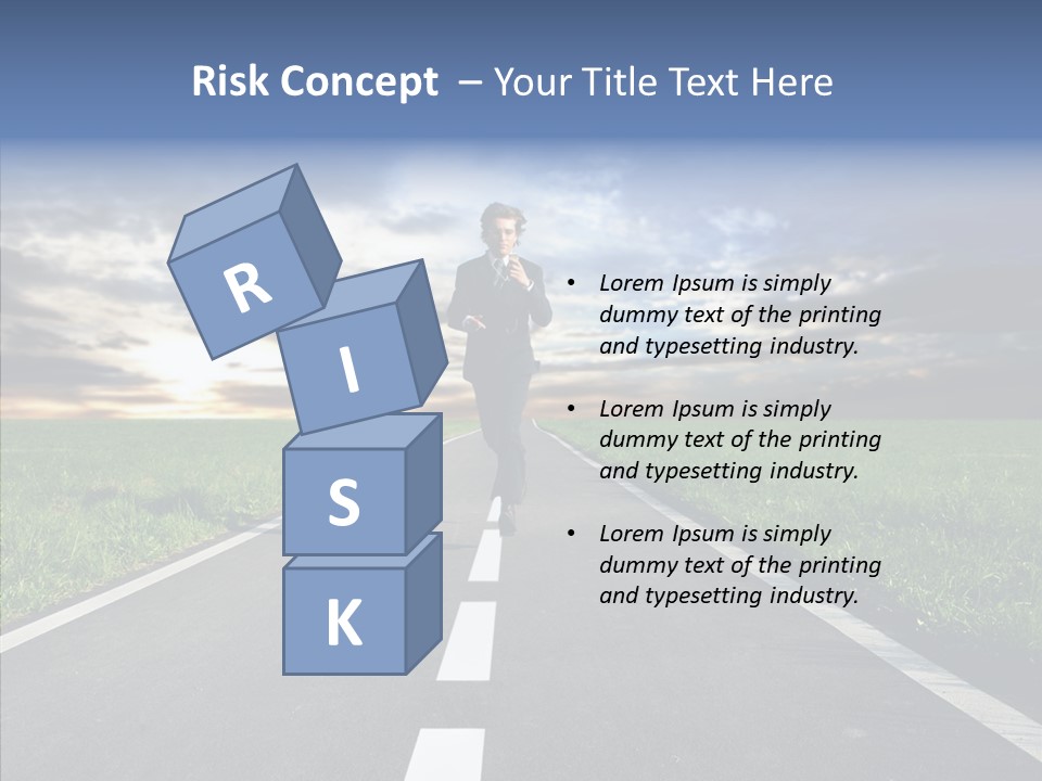 Line Late Phones PowerPoint Template