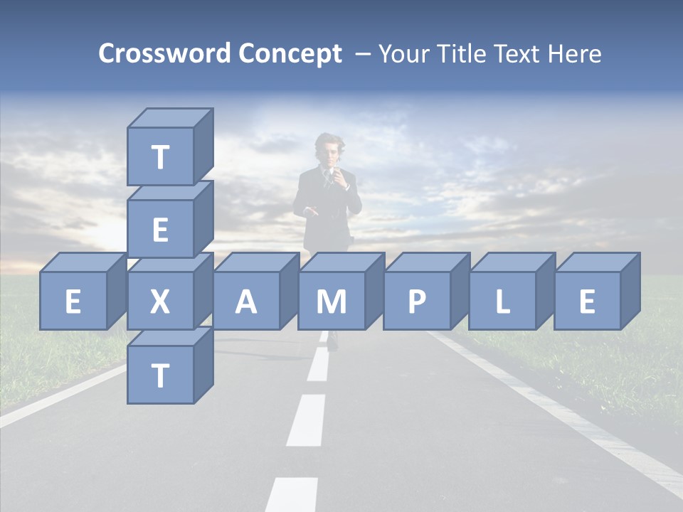Line Late Phones PowerPoint Template