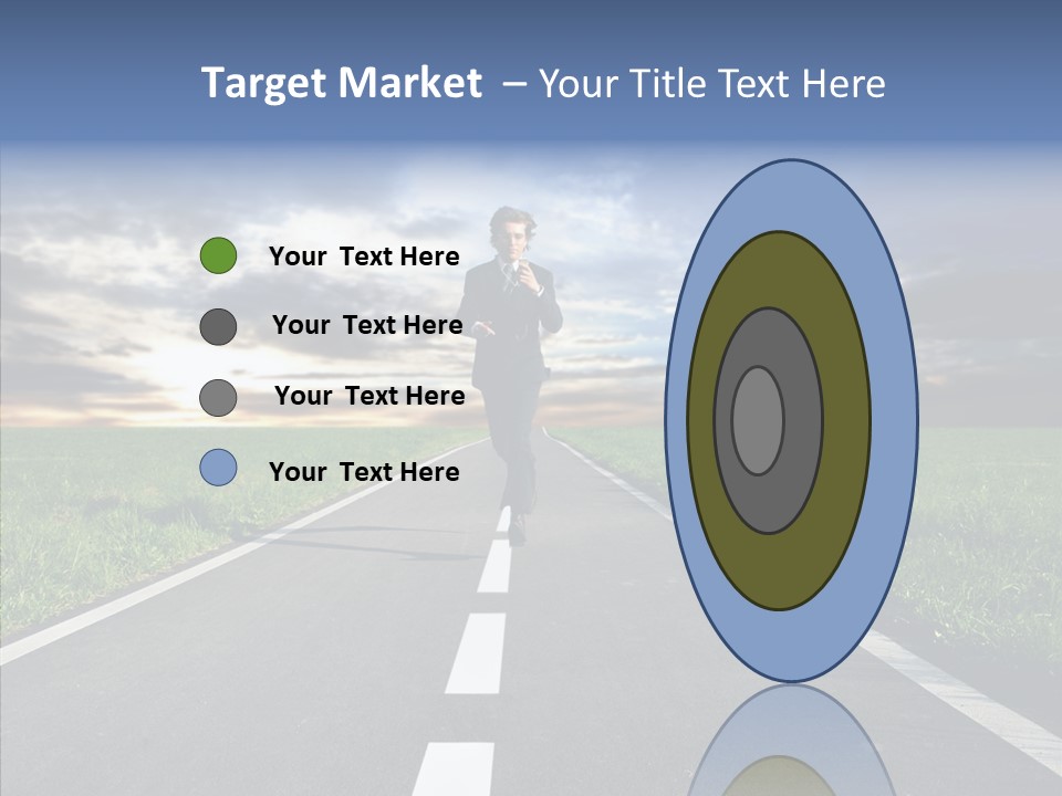 Line Late Phones PowerPoint Template