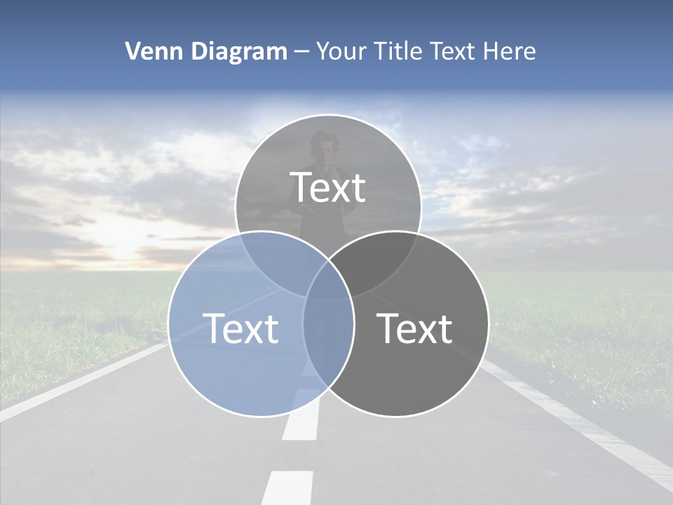 Line Late Phones PowerPoint Template