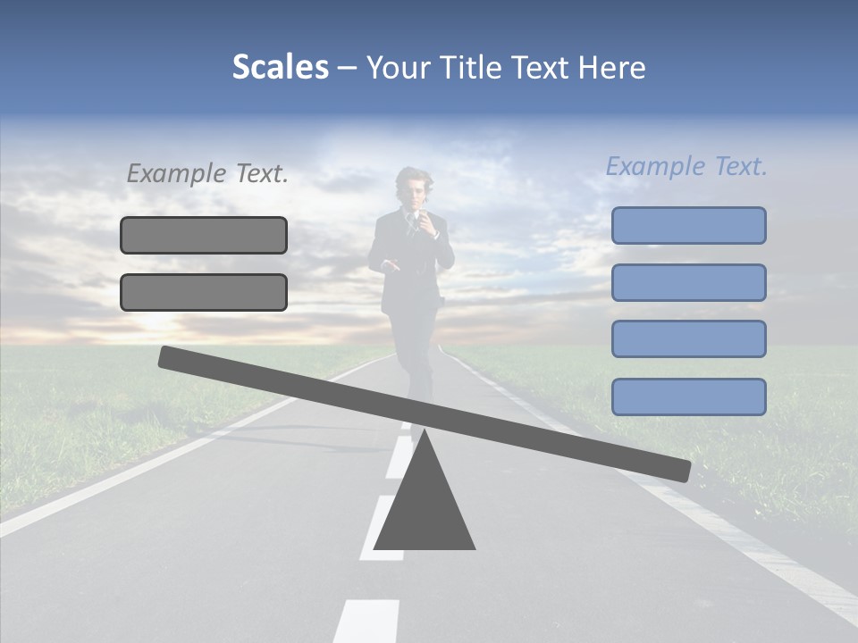 Line Late Phones PowerPoint Template