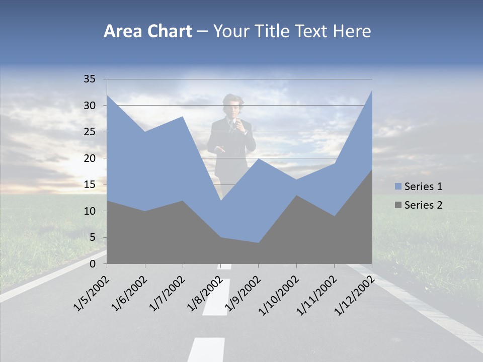 Line Late Phones PowerPoint Template
