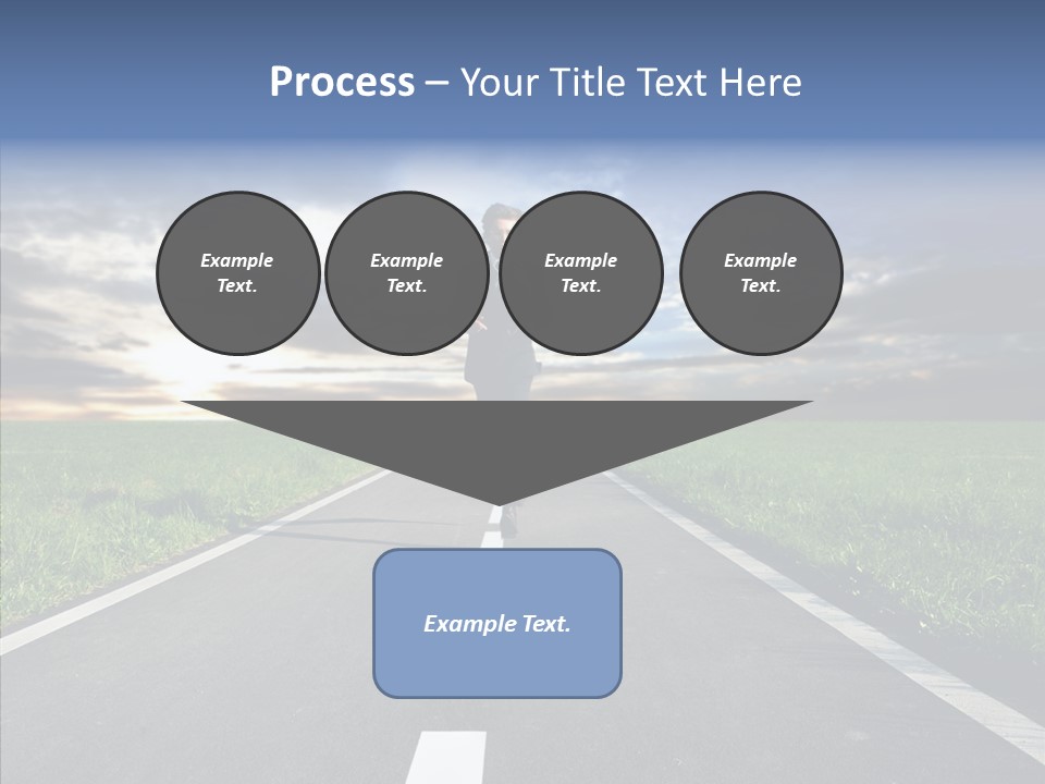 Line Late Phones PowerPoint Template