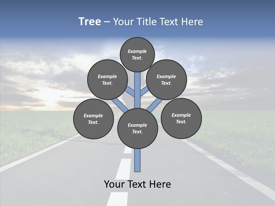 Line Late Phones PowerPoint Template