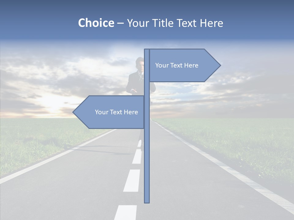 Line Late Phones PowerPoint Template