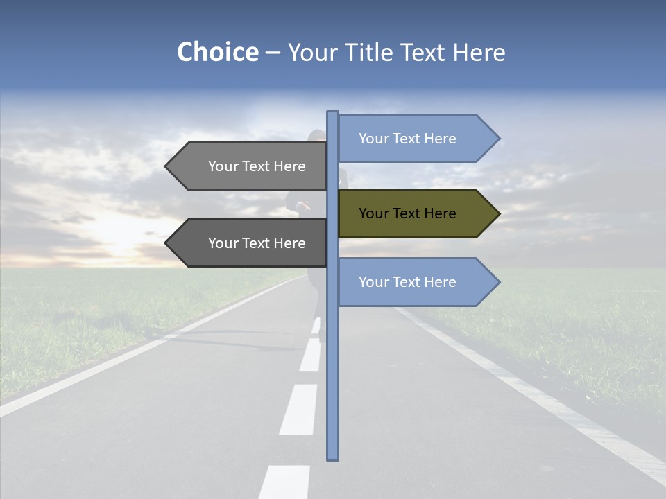 Line Late Phones PowerPoint Template