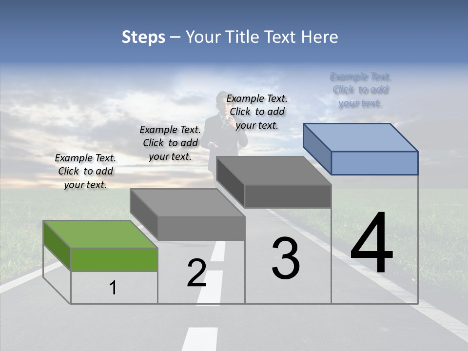 Line Late Phones PowerPoint Template
