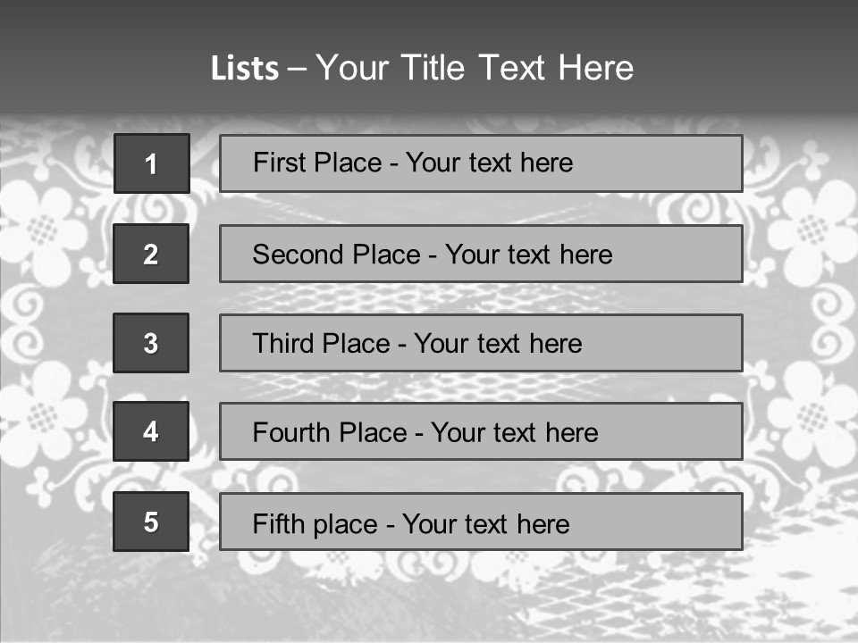 Background Mirror Border PowerPoint Template