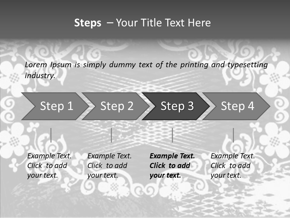 Background Mirror Border PowerPoint Template