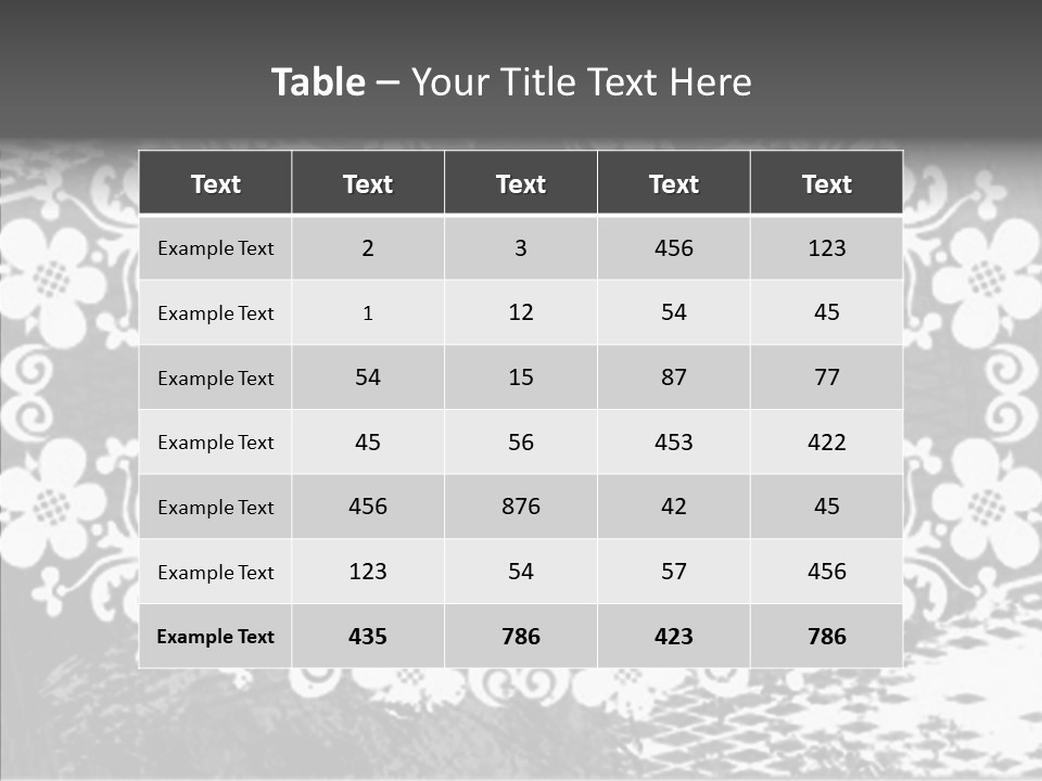 Background Mirror Border PowerPoint Template