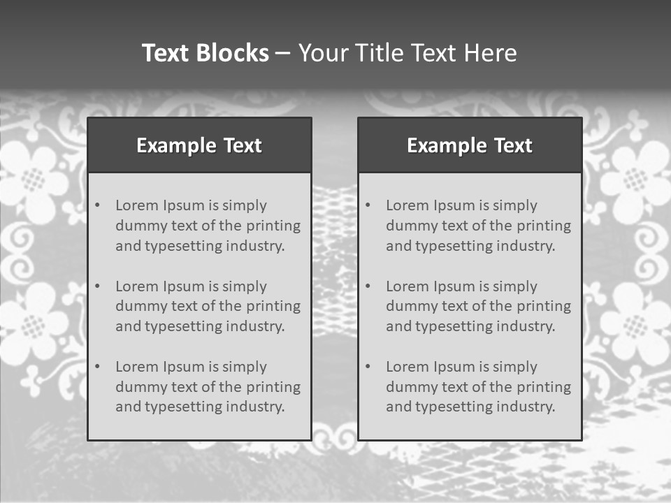 Background Mirror Border PowerPoint Template