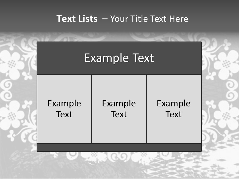 Background Mirror Border PowerPoint Template