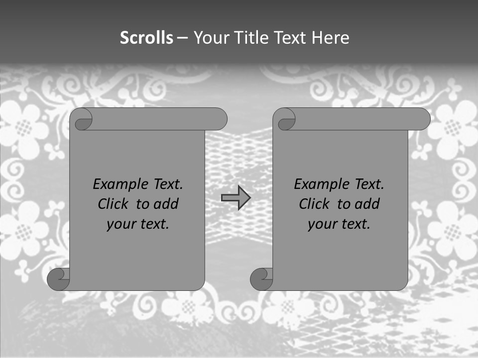 Background Mirror Border PowerPoint Template