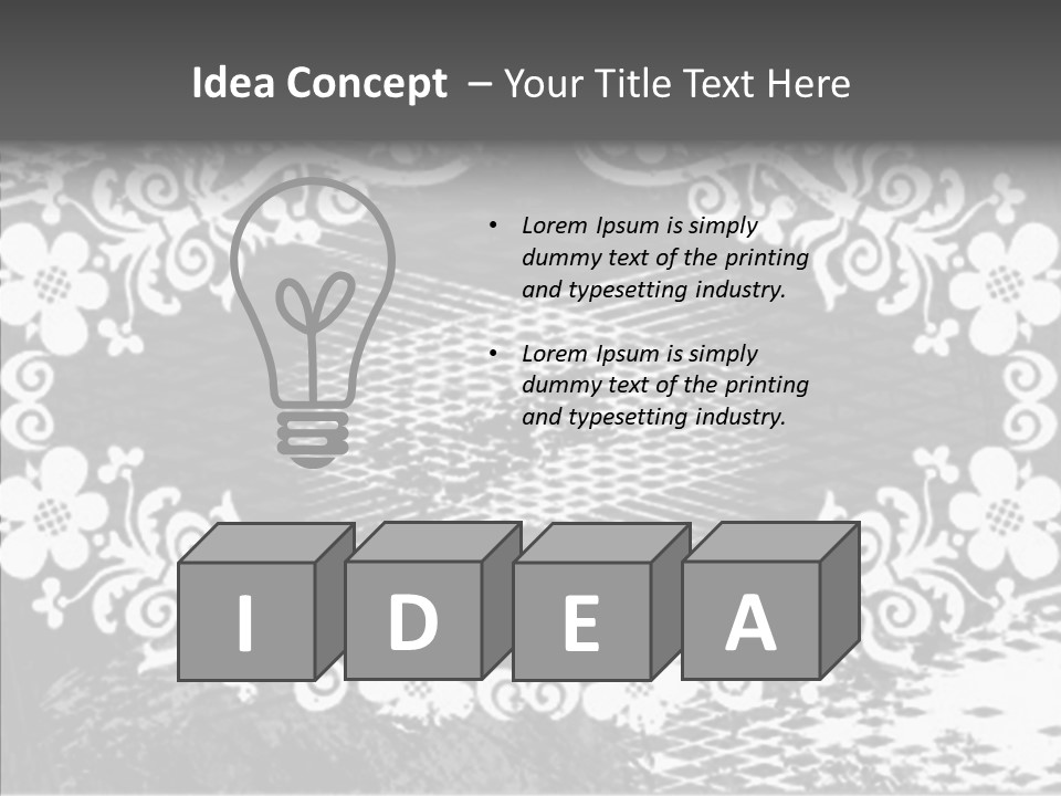 Background Mirror Border PowerPoint Template