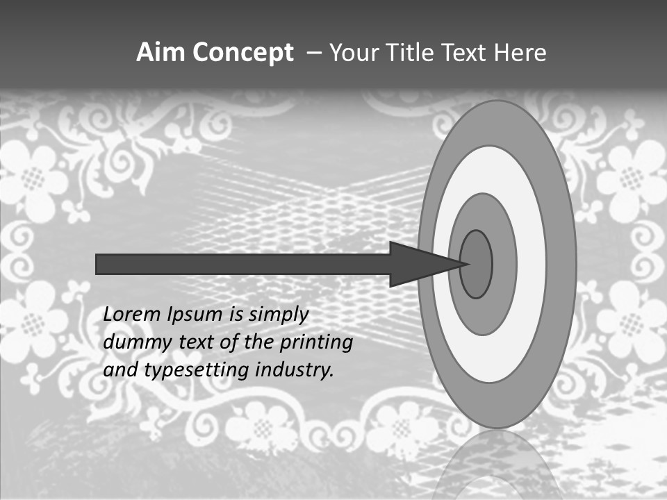 Background Mirror Border PowerPoint Template