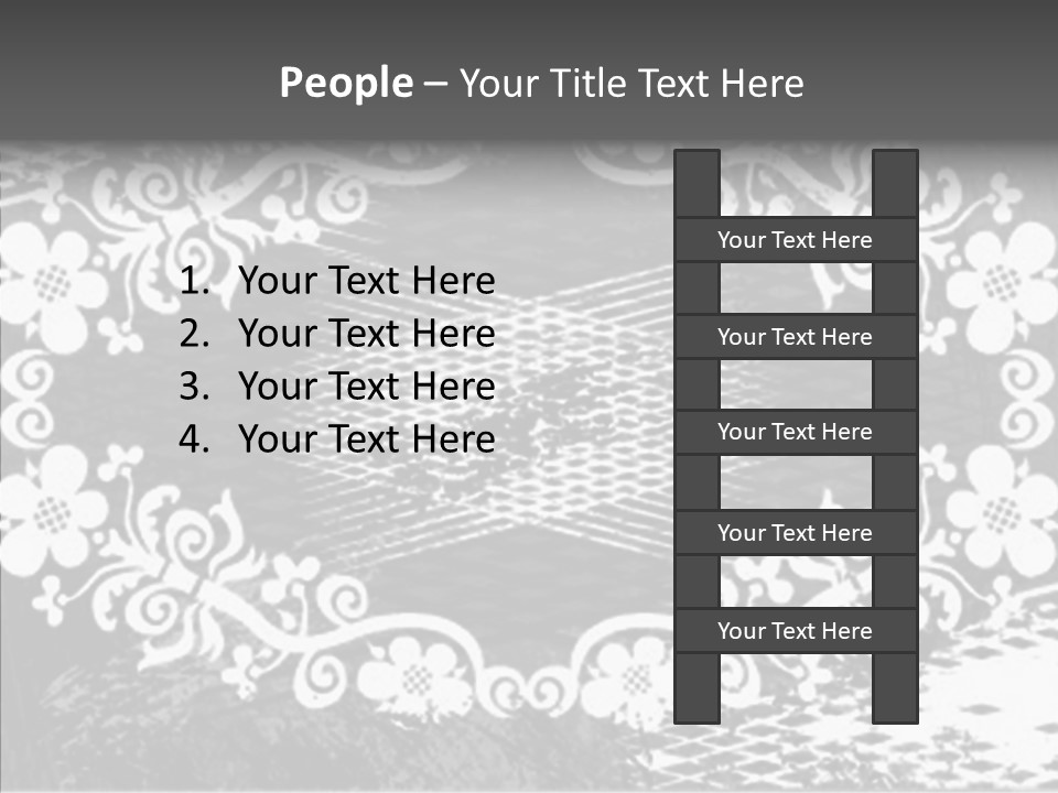 Background Mirror Border PowerPoint Template