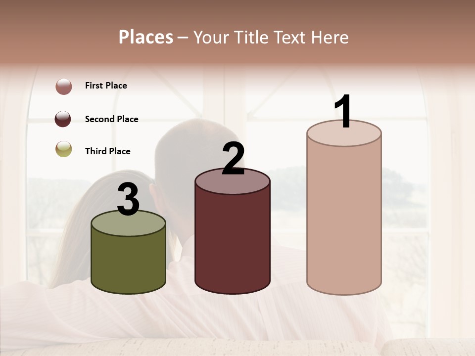 Wait Morning Girl PowerPoint Template