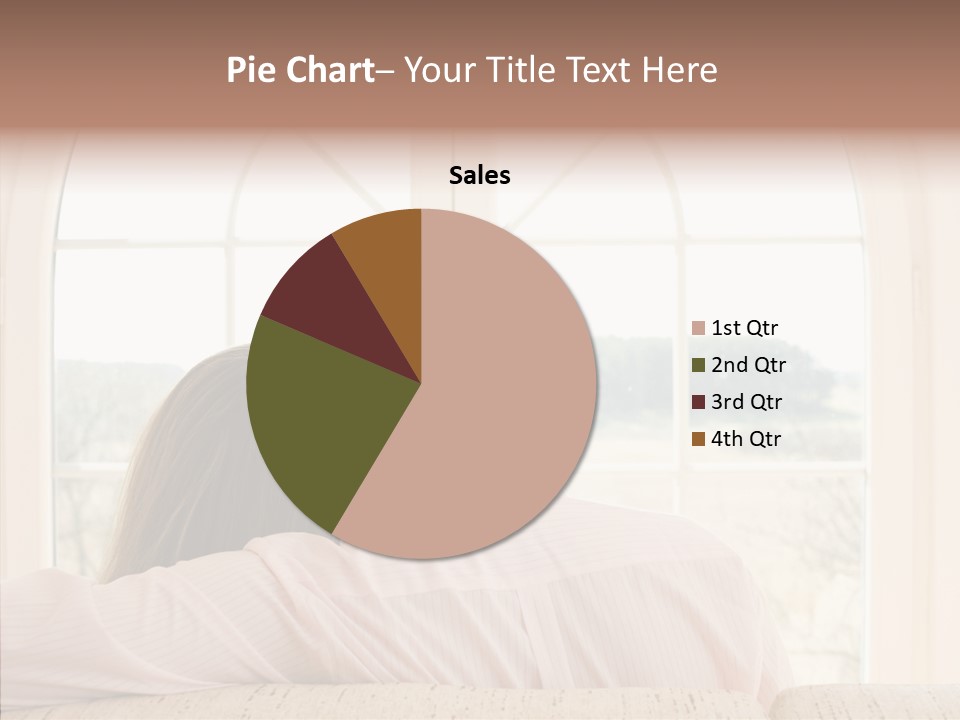 Wait Morning Girl PowerPoint Template