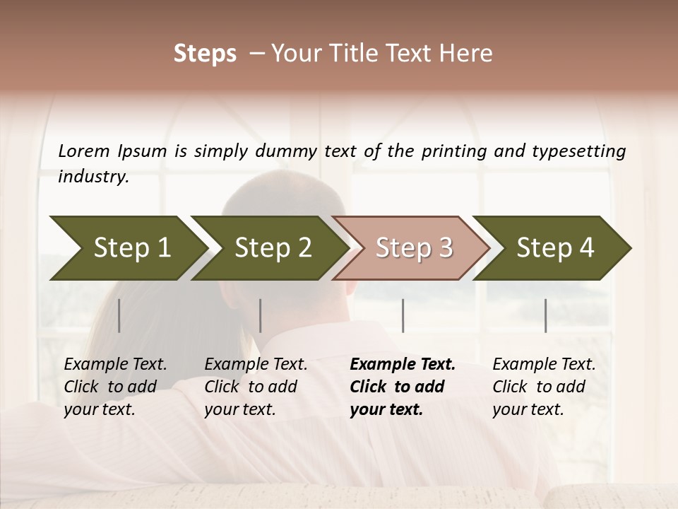 Wait Morning Girl PowerPoint Template