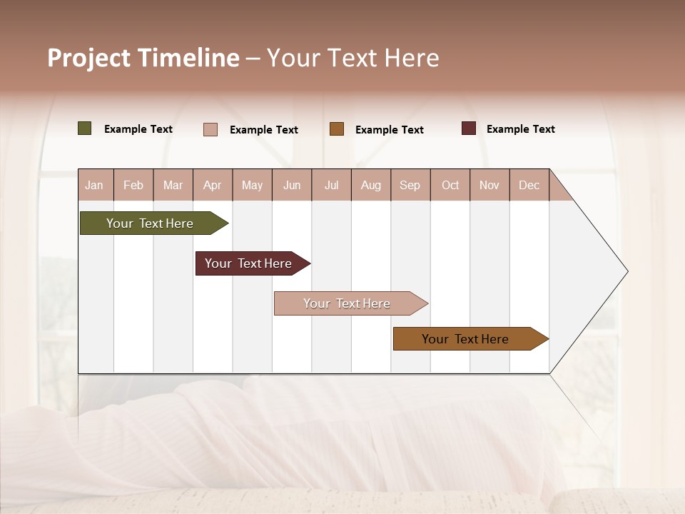 Wait Morning Girl PowerPoint Template