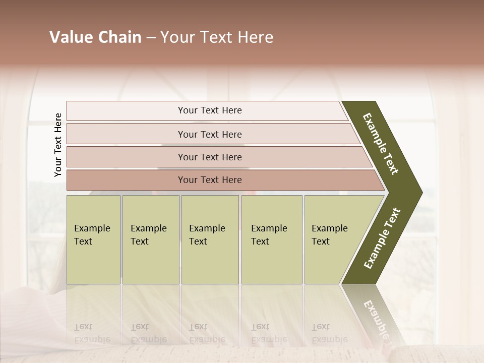Wait Morning Girl PowerPoint Template