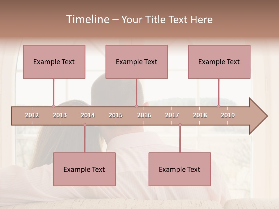 Wait Morning Girl PowerPoint Template