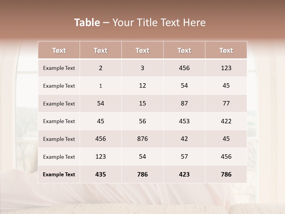 Wait Morning Girl PowerPoint Template