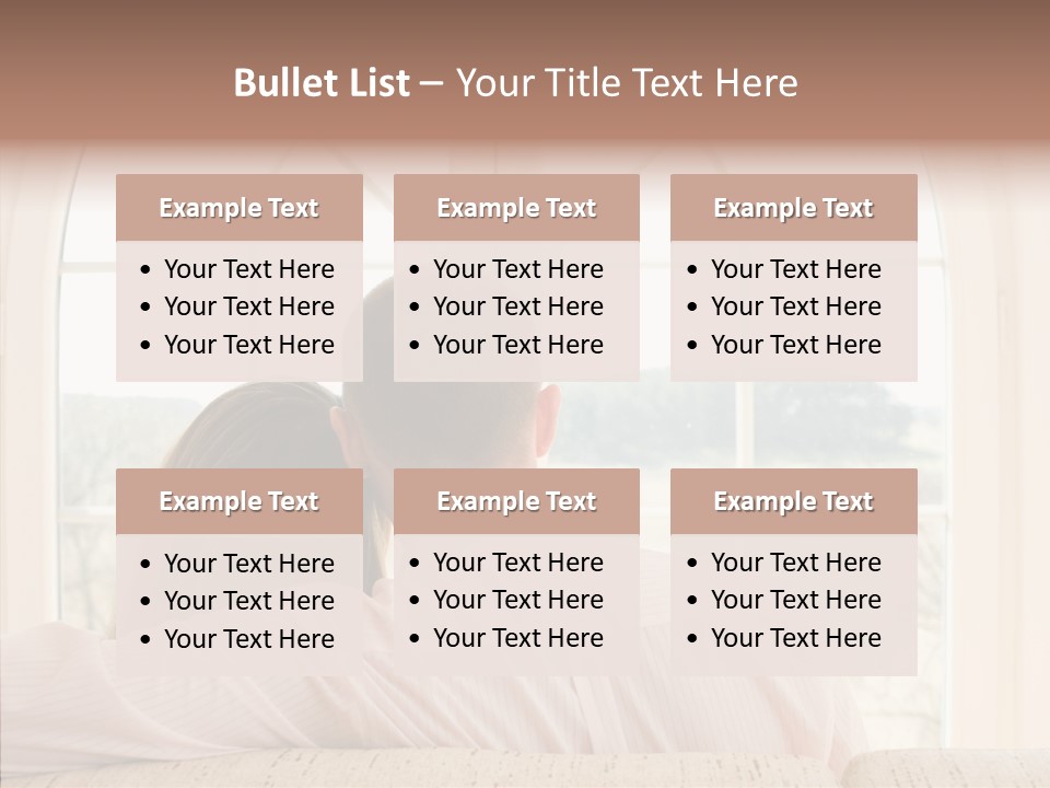 Wait Morning Girl PowerPoint Template