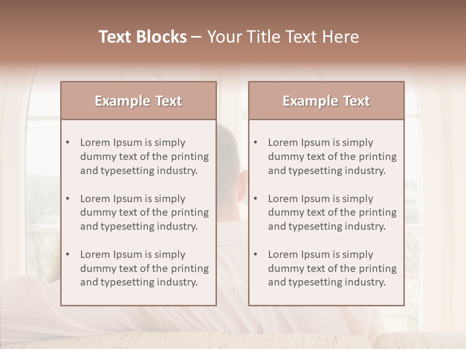 Wait Morning Girl PowerPoint Template