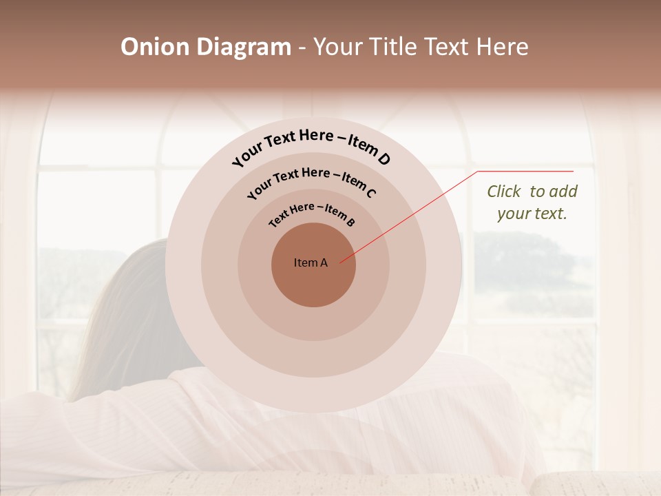 Wait Morning Girl PowerPoint Template