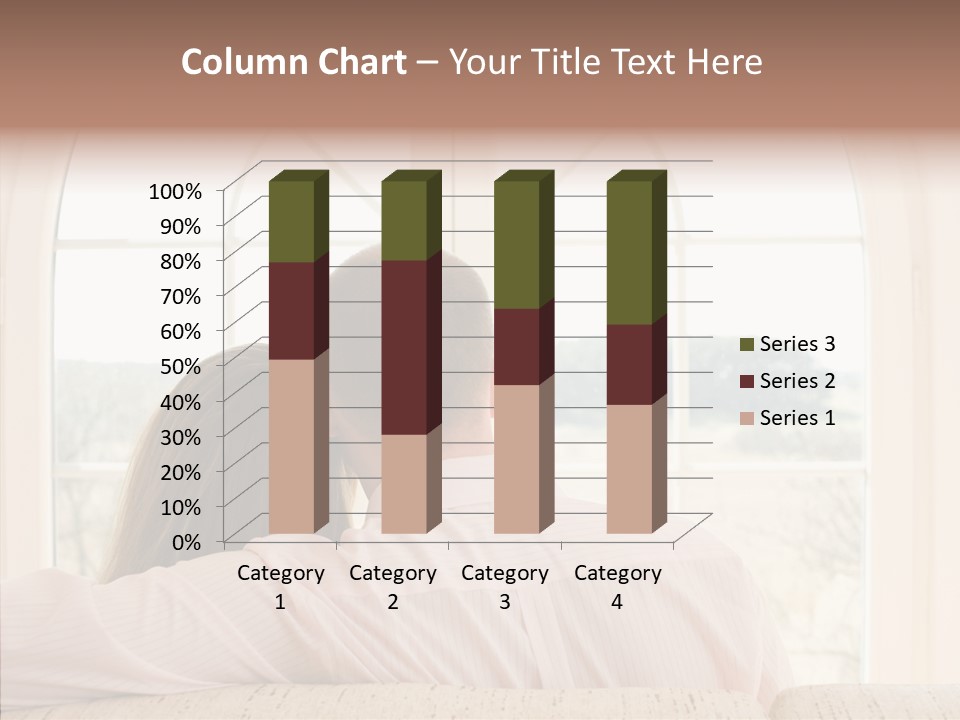 Wait Morning Girl PowerPoint Template